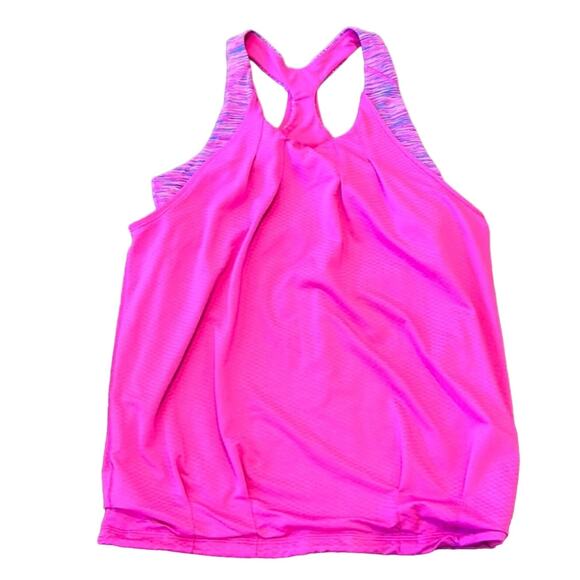 Ivivva Girls Pink Tank with Built-in Sports Bra Size 14 - Picture 1 of 7